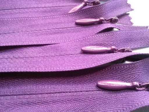 Wholesale Purple Invisible Zippers Color 526 - Choose Length - - ZipUpZipper