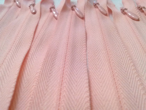 Pink Invisible Zippers 15 Inches Color 851 - ZipUpZipper