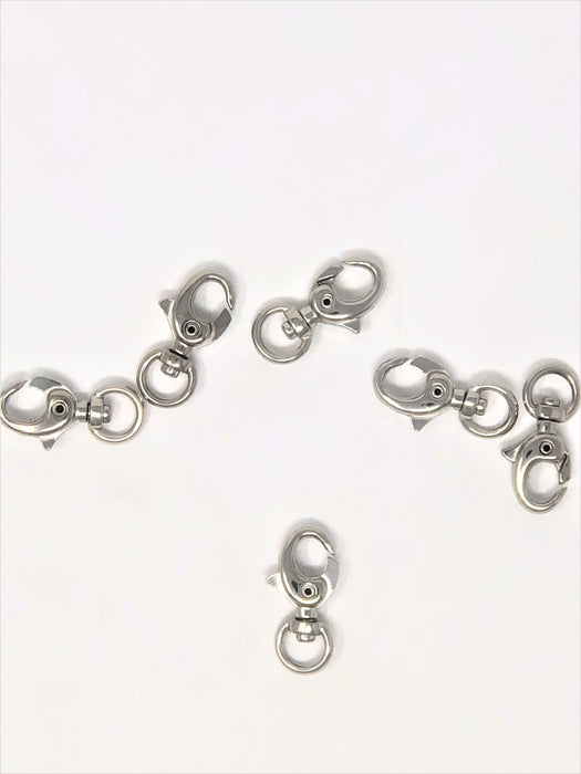 Mini Swivel Snap Hook 1 1/4" Nickel Finish - ZipUpZipper