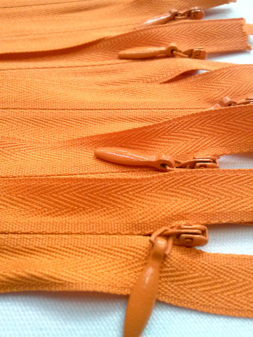 Wholesale Orange Invisible Zippers Color 234 - Choose Length - - ZipUpZipper