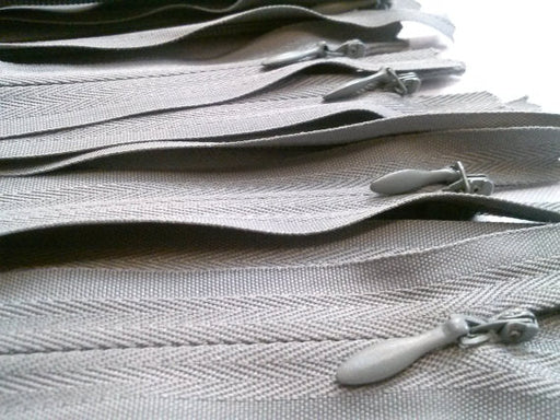 Wholesale Light Grey Invisible Zippers Color 135 - Choose Length - - ZipUpZipper