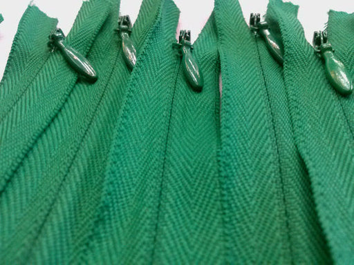 Wholesale Dark Green Invisible Zippers Color 876 - Choose Length - - ZipUpZipper
