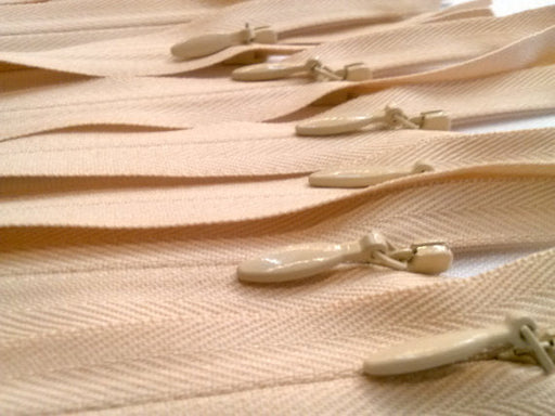 Wholesale Light Beige Invisible Zippers Color 891- Choose Length - - ZipUpZipper