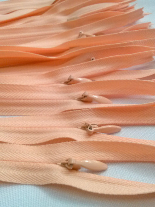 Wholesale Light Peach Invisible Zippers Color 521- Choose Length - - ZipUpZipper