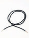 Wholesale Black Round Cotton Drawstring Cord Silver Round Metal Tip - ZipUpZipper