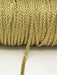 Flat Braid Gold Metallic Trim -Sold By Yard - ZipUpZipper