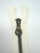 Off White Riri Zipper Plastic Molded Brown Teeth 3 in 25 Inches Open Bottom Separating - ZipUpZipper