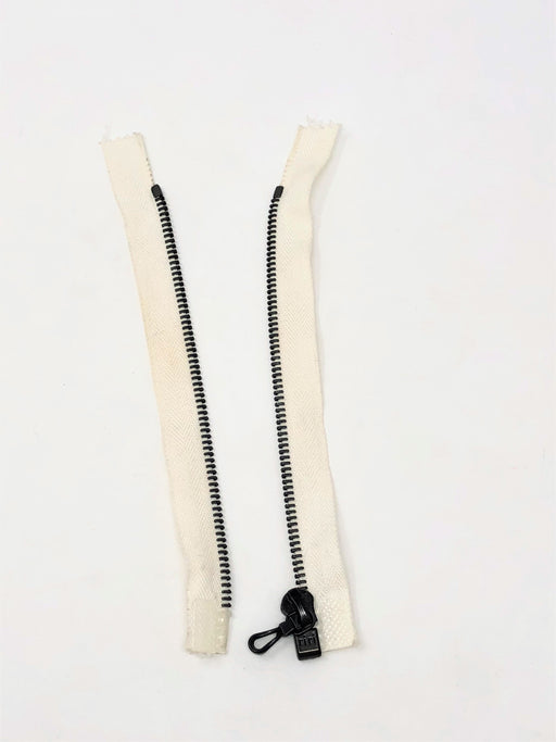 Off White Riri 7 Inches 6MM Black Teeth Open Bottom - ZipUpZipper