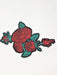 Red Rose Bunch Iron On 9" Wide - ZipUpZipper