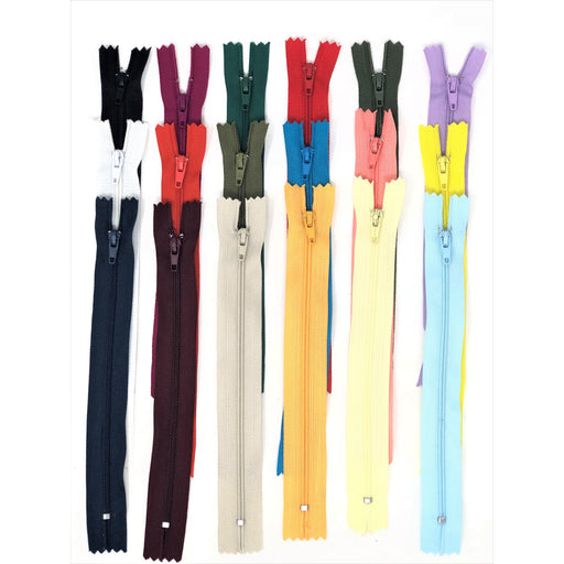 Nylon Zippers 20 Inches Coil #3 Closed Bottom - ZipUpZipper