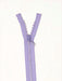 Purple Rhinestone Jacket Zipper 12 inches Plastic Molded 5MM Separating - ZipUpZipper