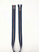 Wholesale Navy Glossy Rose Gold Two-Way Separating Zipper in 5MM Open Bottom - Choose Length - - ZipUpZipper