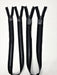 Wholesale Black Glossy Gun Metal Two-Way Separating Zipper in 5MM or 8MM Open Bottom - Choose Length - - ZipUpZipper