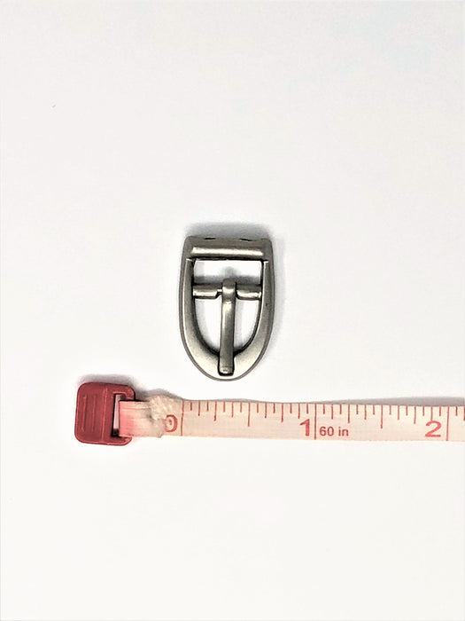 Small Buckles Matte Silver Finish 1" x 5/8" - ZipUpZipper