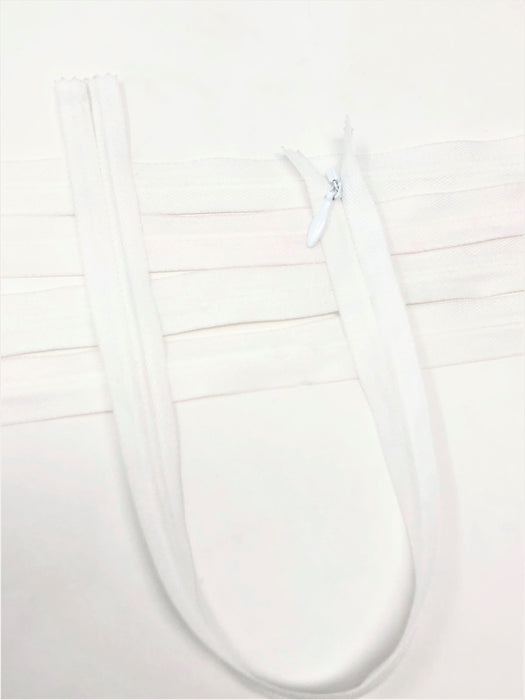 Wholesale White Invisible Zippers - Choose Length - - ZipUpZipper