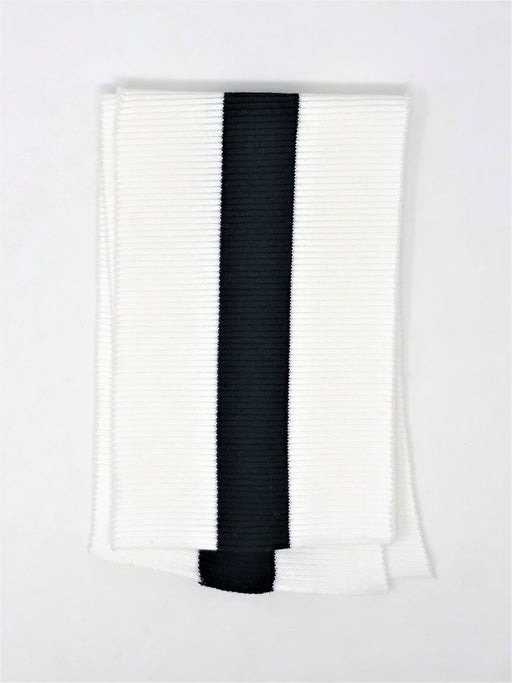 Wholesale Rib Knit Cotton Stripe White / Black Stripe - ZipUpZipper