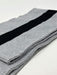 Wholesale Rib Knit Fabric Grey / Black Stripe - ZipUpZipper