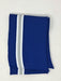 Wholesale Rib Knit Fabric Polyester Royal Blue /White Grey Stripes - ZipUpZipper