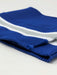 Wholesale Rib Knit Fabric Polyester Royal Blue /White Grey Stripes - ZipUpZipper