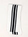 Wholesale Rib Knit Fabric Cotton White / Black Stripes - ZipUpZipper