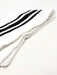 Wholesale Rib Knit Fabric Cotton White / Black Stripes - ZipUpZipper