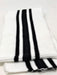 Wholesale Rib Knit Fabric Cotton White / Black Stripes - ZipUpZipper