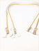 Wholesale White Glossy Brass Two-Way Separating Zipper in 5MM or 8MM Open Bottom - Choose Length - - ZipUpZipper