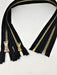 Wholesale Black Glossy One-Way Jacket Zipper 5MM OR 8MM Brass Teeth Separating - Choose Length - - ZipUpZipper