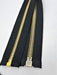 Wholesale Black Glossy One-Way Jacket Zipper 5MM OR 8MM Brass Teeth Separating - Choose Length - - ZipUpZipper