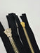 Wholesale Black Glossy One-Way Jacket Zipper 5MM OR 8MM Brass Teeth Separating - Choose Length - - ZipUpZipper