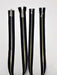 Wholesale Black Glossy Brass Two-Way Separating Zipper in 5MM or 8MM Open Bottom - Choose Length - - ZipUpZipper