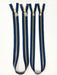 Wholesale Navy Glossy Brass Two-Way Separating Zipper in 5MM or 8MM Open Bottom - Choose Length - - ZipUpZipper