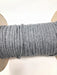 Soft Grey Round Drawstring Cord By Yard 1/2" - ZipUpZipper