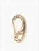 Curved Hook Clasp in Brass 2 Inches - ZipUpZipper