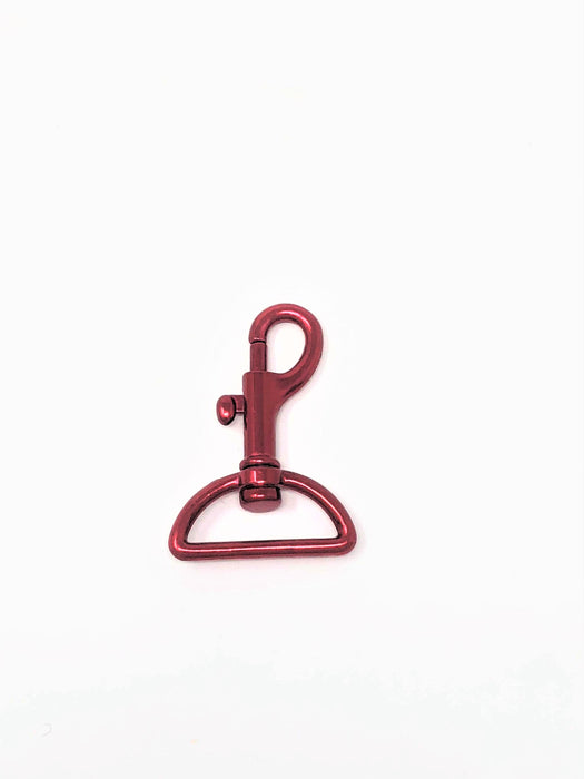 Dark Red Swivel Snap Hook 1 3/4" - ZipUpZipper