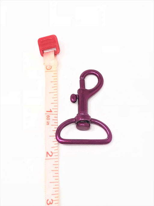 Magenta Swivel Snap Hook 1 3/4" - ZipUpZipper