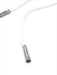 Wholesale White Round Polyester Drawstring Cord Silver Round Metal Tip - ZipUpZipper