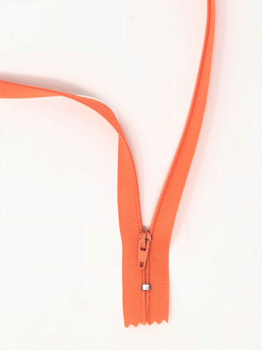 Bright Orange #P523 also 400 more colors Nylon Zipper 12-22 Inches #3 Closed -Wholesale-