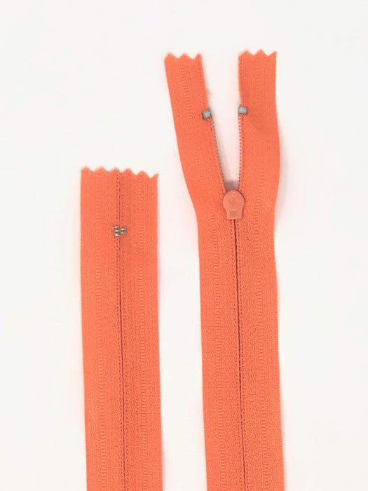 Bright Orange #P523 also 400 more colors Nylon Zipper 12-22 Inches #3 Closed -Wholesale-