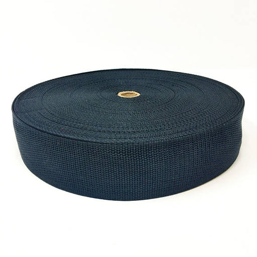 2 Inch Black Polypropylene Webbing Black - ZipUpZipper