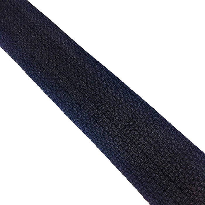 2 inch Wide Cotton Webbing Black