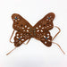 Brown Butterfly Faux Suede Sew On Patch - ZipUpZipper