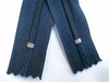 Navy #560 Generic Nylon Zippers 12-22 Inches #3 Coil Closed Bottom - ZipUpZipper