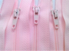 Light Pink #512 Generic Nylon Zippers 12-22 Inches #3 Coil Closed Bottom - ZipUpZipper