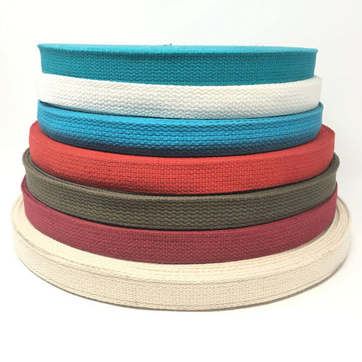 1 Inch Wide Cotton Webbing - ZipUpZipper